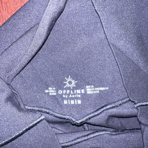 Aerie dark grey High-Waisted Leggings 7/8 - Picture 2 of 5